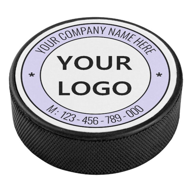 Votre Logo Entreprise Texte Personnalisé Hockey Pu (3/4/2016 12:00:00 AM)