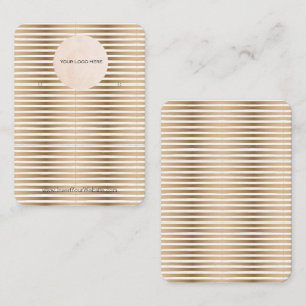Votre Logo Gold Strip Écouter la carte d'affichage