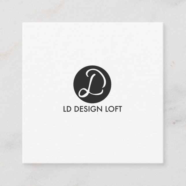 Votre logo ici, simple, carte de visite personnali (Devant)