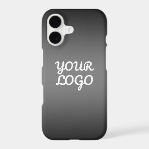 Votre logo & Moderne Simple Ombre Gris foncé