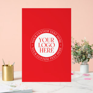 Votre logo ou autre image Noël rouge et blanc