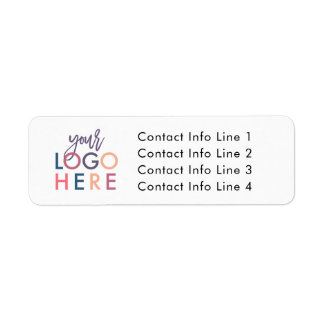 Votre logo personnel et vos coordonnées Adresse de