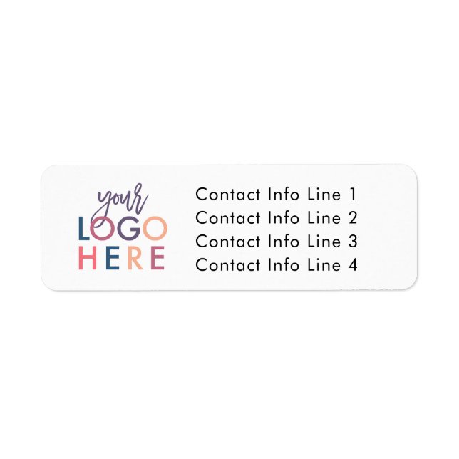 Votre logo personnel et vos coordonnées Adresse de (Devant)
