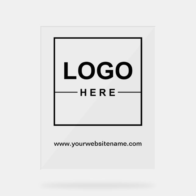 Votre logo professionnel acrylique (Recto)