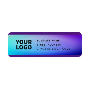 Votre logo   Purple Turquoise Green Ombre