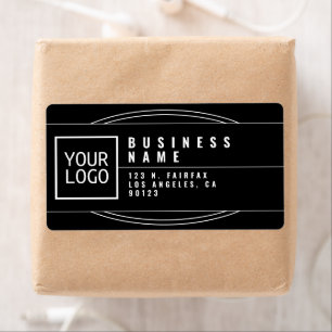 Votre Logo Stylisé Géométrique Black Adresse de re