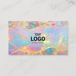 votre logo sur opal design carte de visite