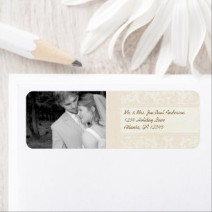 Votre Mariage Photo Vintage Peony Damask
