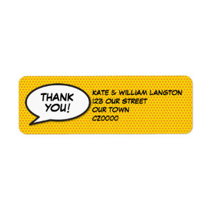 Votre message bulle de dialogue Fun Retro bande de