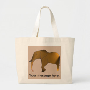 Votre message Sacs fourre-tout Eléphants modernes