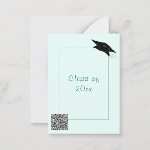 Votre modèle d'invitation de remise de diplôme QR 