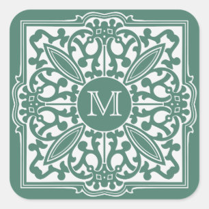 VOTRE MONOGRAM en cadre décoratif autocollants per