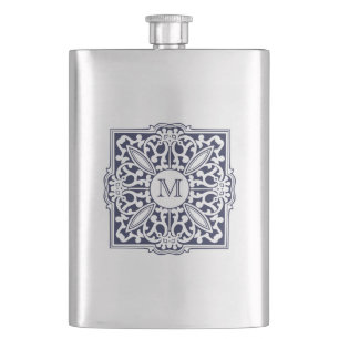 VOTRE MONOGRAMME dans cadre décoratif fiole person