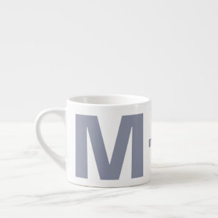 Votre monogramme et nom espresso mug