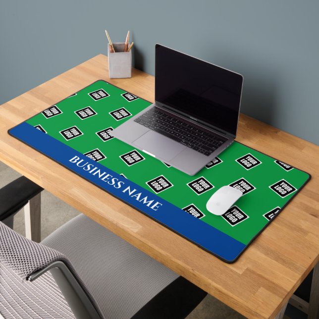 Votre Motif de logo, Nom d'entreprise, Bleu & Vert (Bureau 2)