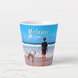Votre mug de latte photo d'animal de compagnie ave