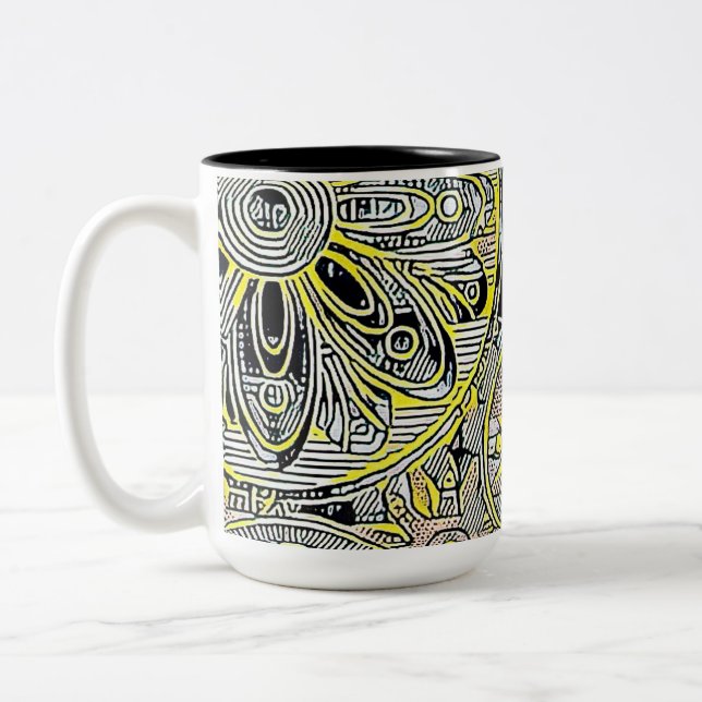 Votre Mug Personnalisé 15 oz Deux Tons (Gauche)