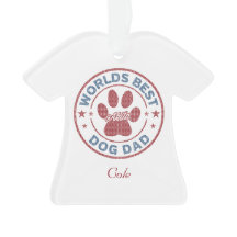 Votre nom Chien Papa Akita Douille moche