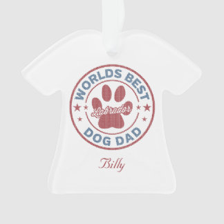 Votre nom Chien Papa Labrador Chandail laid