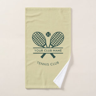 Votre nom de club de tennis Raquettes Motif Joueur
