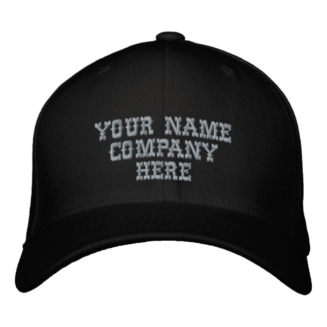 Votre nom de texte Promotion Casquette de baseball (Devant)
