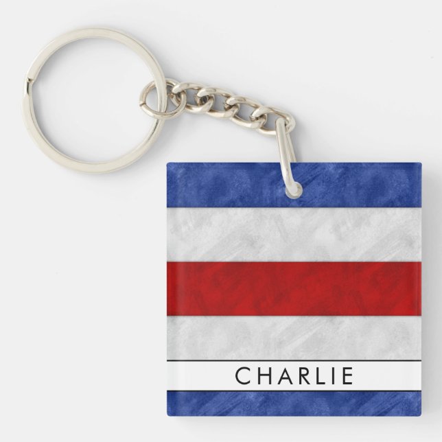 Votre nom + Signal Nautique Drapeau C Charlie (Devant)