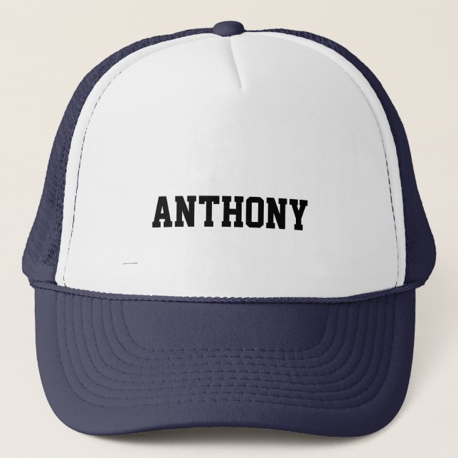 Votre nom sur ce Modèle Casquette Customisé (Devant)