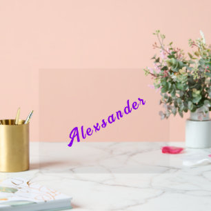 Votre nom Texte Couleurs et polices personnalisées