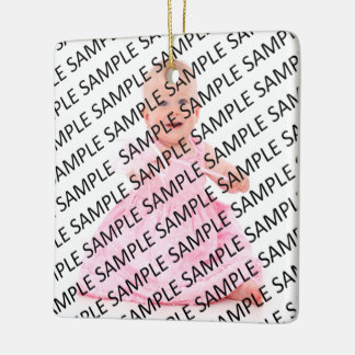 Votre ornement en céramique de photo préférée