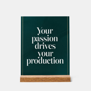 Votre passion motive votre option de production 2