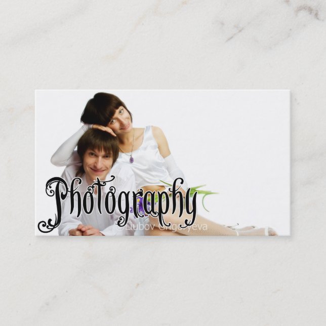 Votre photo Carte de visite c2 (Devant)