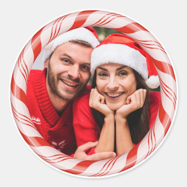 Votre photo dans un Candy Frame autocollants perso (Devant)