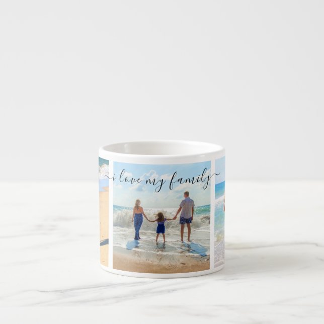 Votre photo de famille Collage Espresso Mug avec t (Devant)