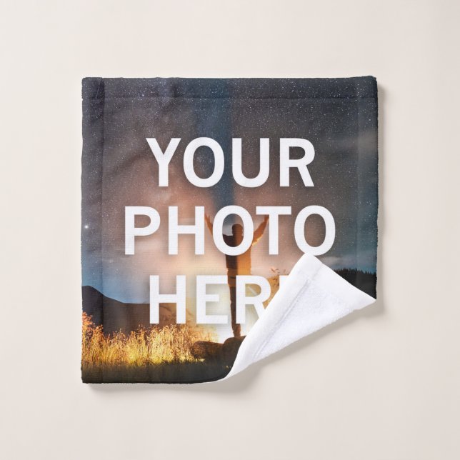 Votre photo ici (Gant de toilette)
