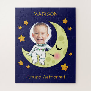 VOTRE PHOTO nom personnalisé Astronaut puzzle