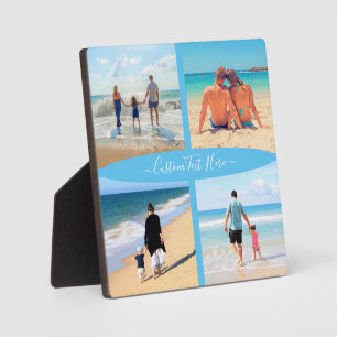 Votre plaque de collage photo avec texte personnal