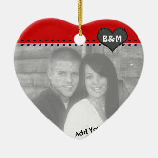 Votre premier ornement de photo et de Noël