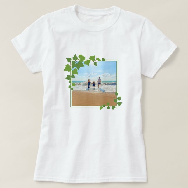 Votre propre design photo T-shirt personnalisé (Design devant)