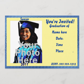 Votre propre invitation d'obtention du diplôme de
