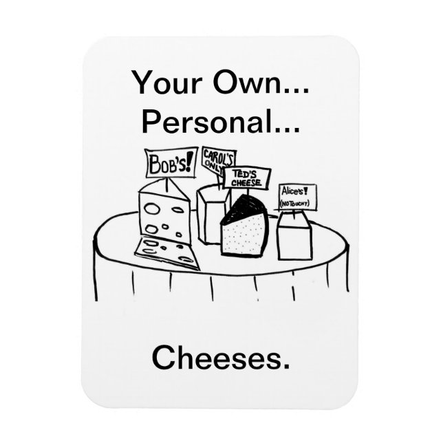 Votre Propre Magnet de fromages personnels (Vertical)