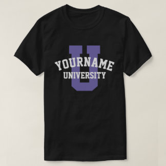 Votre propre T-shirt logo universitaire personnali