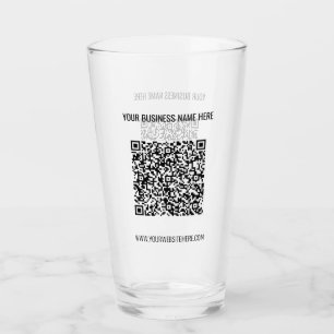Votre QR Code Info Texte commercial Verre promotio