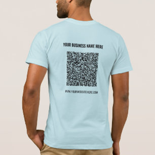 Votre QR Code Scan Custom Name Website T-Shirt Cad