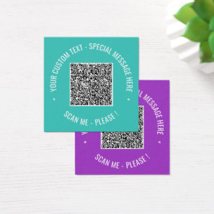 Votre QR Code Scan Info Couleurs de texte personna