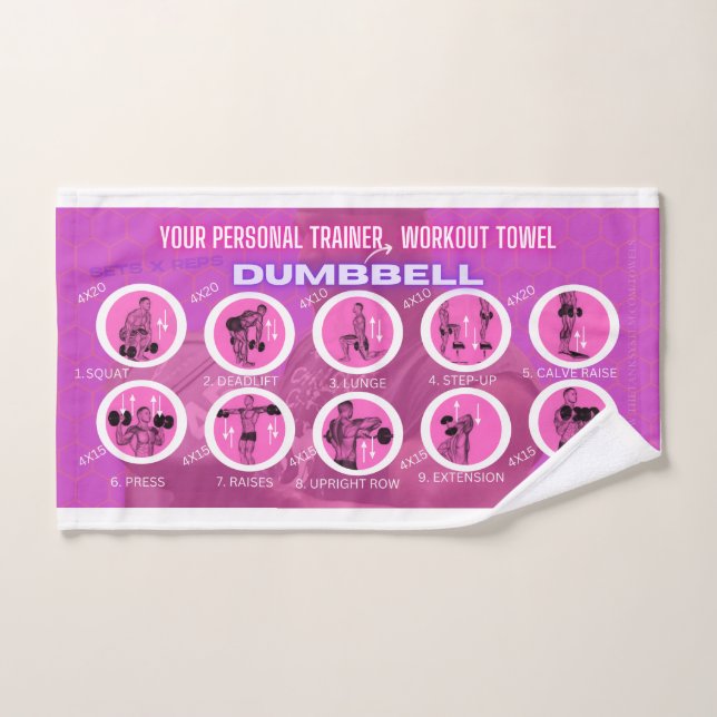 VOTRE SERVIETTE D'ENTRAÎNEMENT PERSONNEL (Serviette à main)