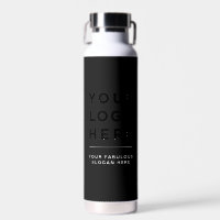 Votre site de logo d'entreprise Bouteille d'eau pe