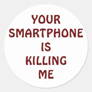 Votre smartphone me tue sticker