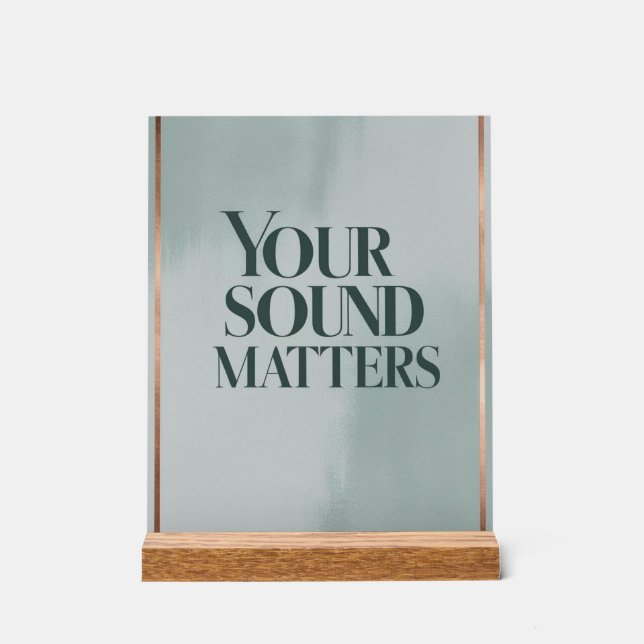 Votre Sound Matters, option 3 (Recto)