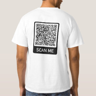 Votre T-Shirt Code QR Scan Info Drôle Cadeau