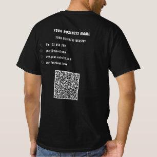 Votre T-Shirt d'entreprise de numérisation de code